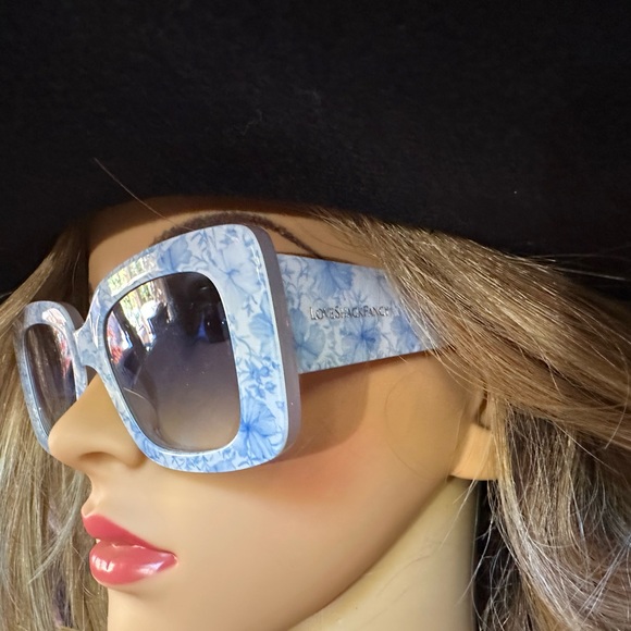 NWT LoveShackFancy Arietta Clear Waters Sunglasses - Picture 2 of 12